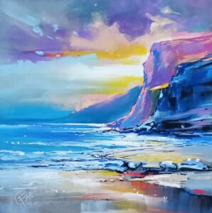 Alba selle Scogliere Pastelli morbidi su carte CF pastelmat 30x30cm 2024