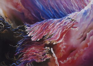 pittura astratta, mistero, bellezza, anima, elementi naturali.