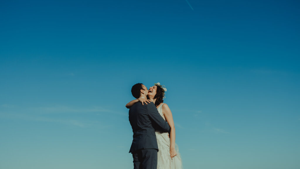 Wedding in the Blue sky