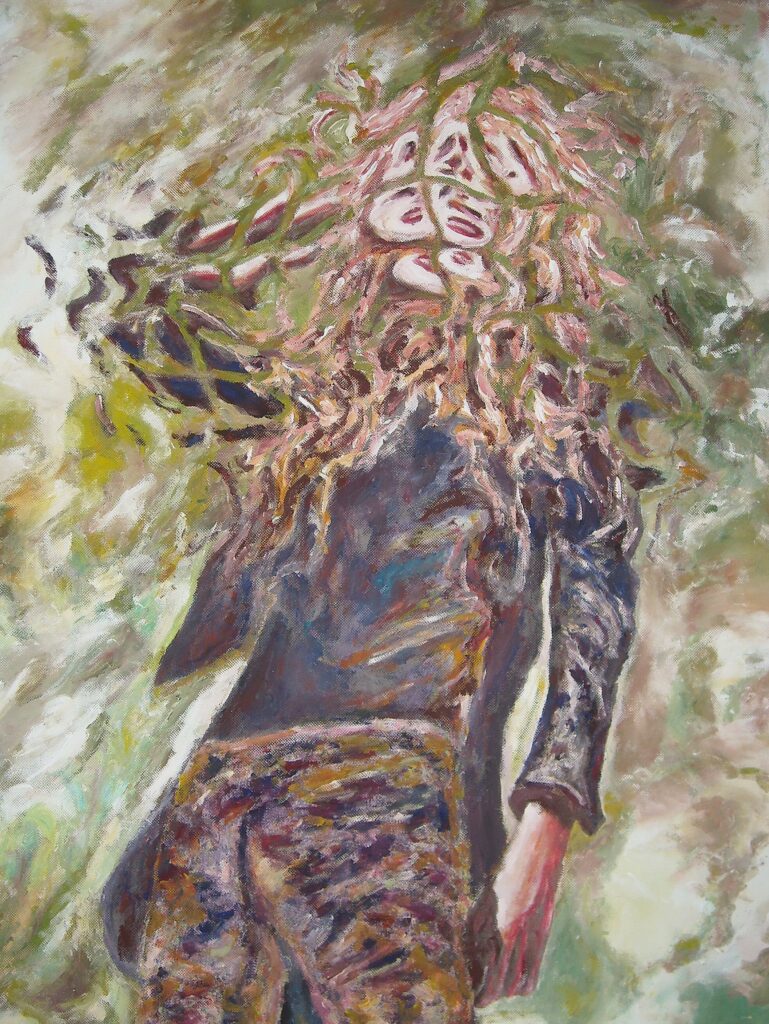 Vento di settembre, opera in acrilico di Paolo Avanzi